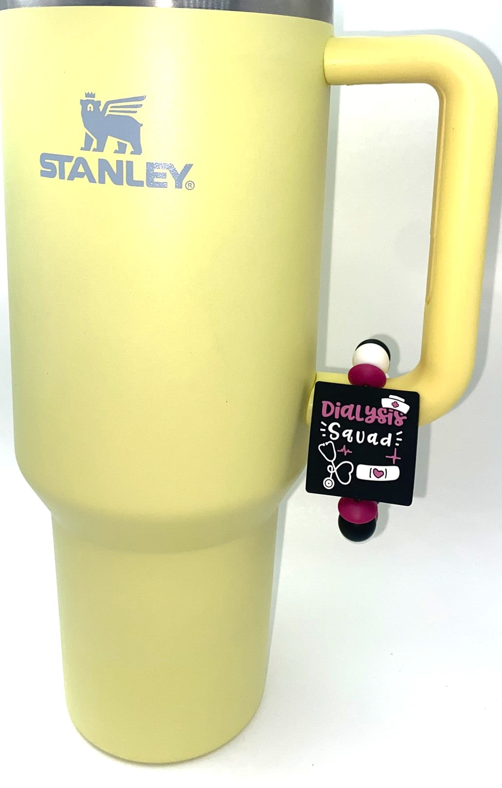 Dialysis Squad Nurse Medical Stanley Tumbler Cup Handle Charm