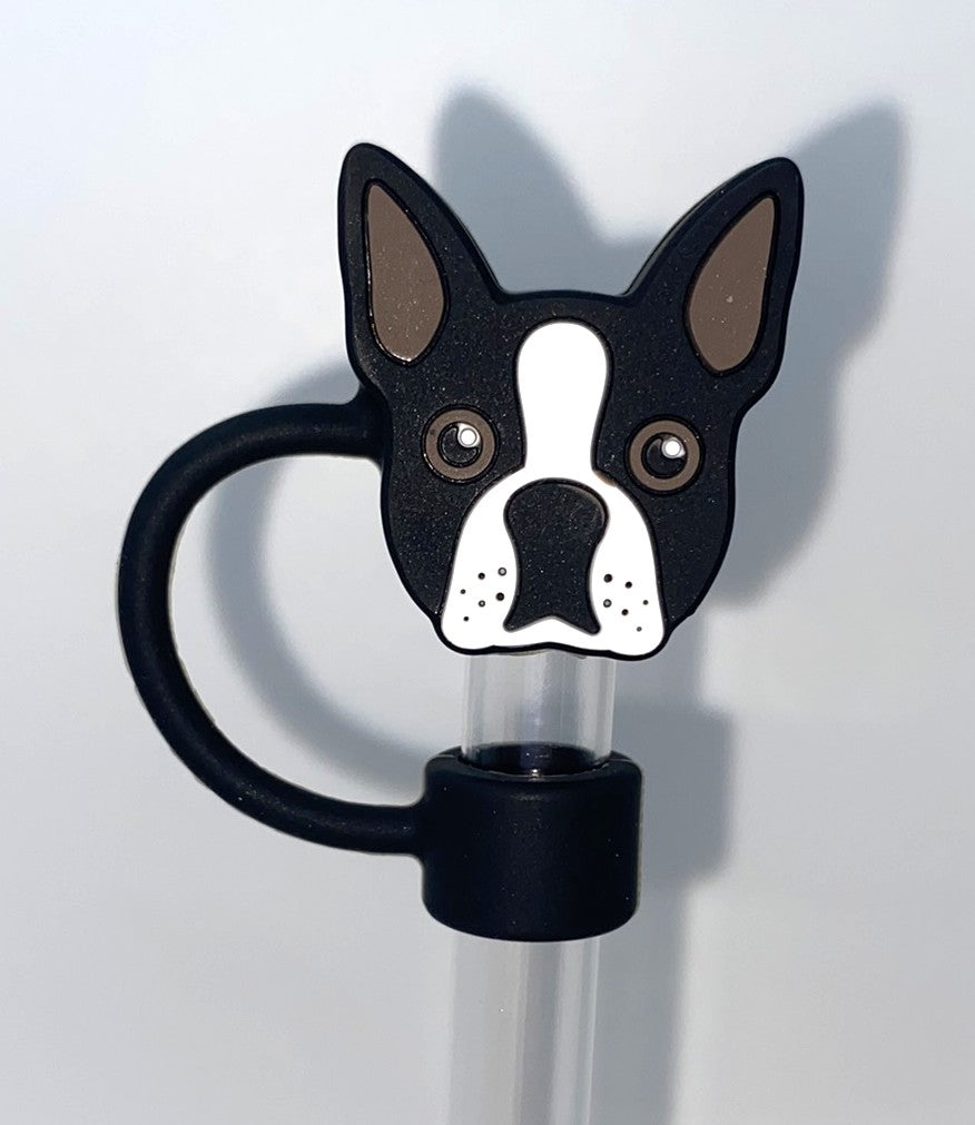 Dog Frenchie Bulldog Straw Topper