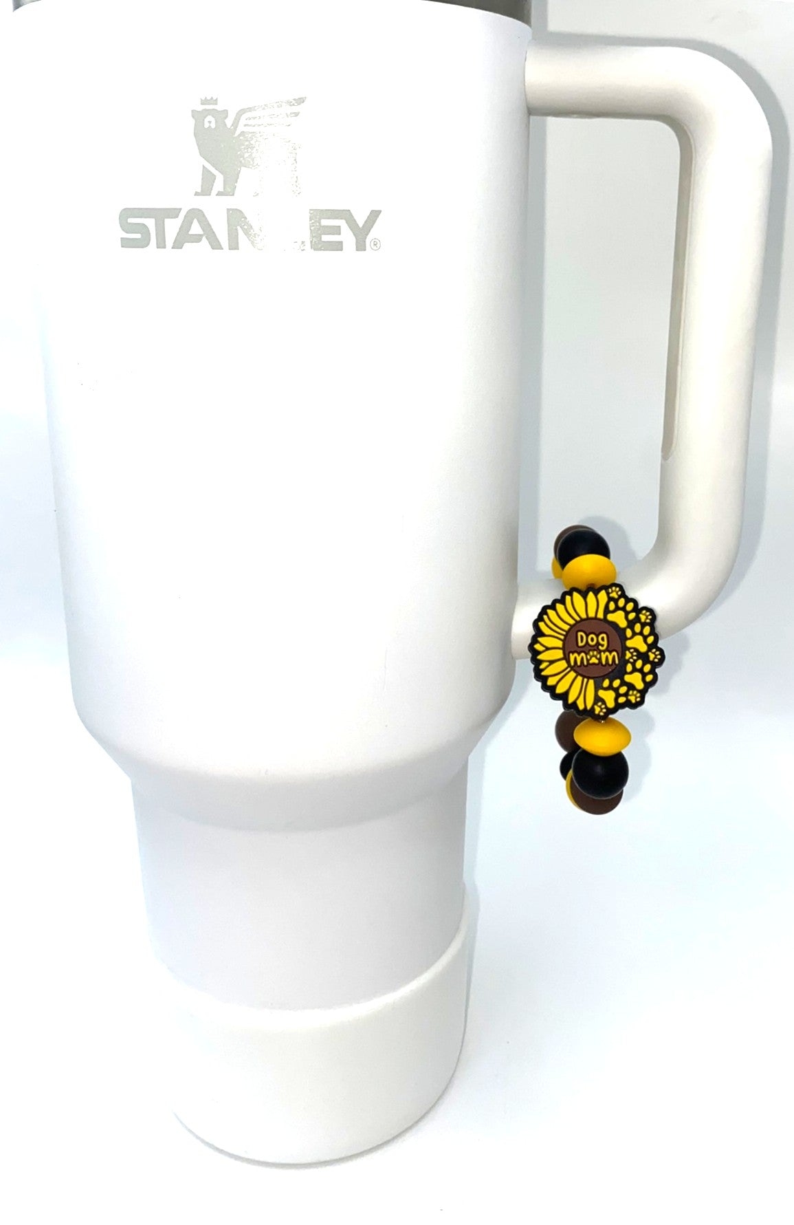 Dog Mom Sunflower Stanley Tumbler Cup Handle Charm
