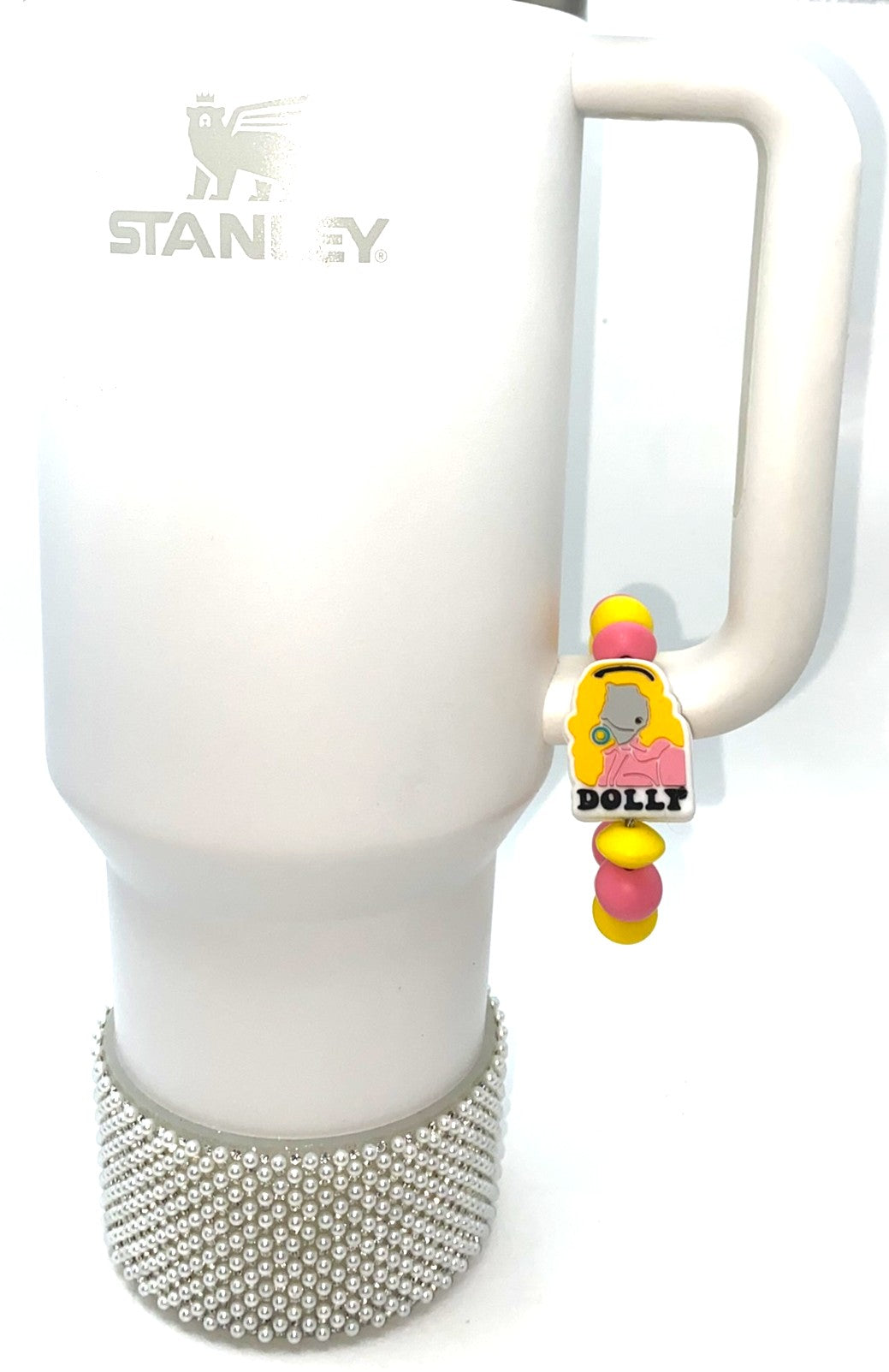 Dolly Country Music Star Singer Stanley Tumbler Cup Handle Charm