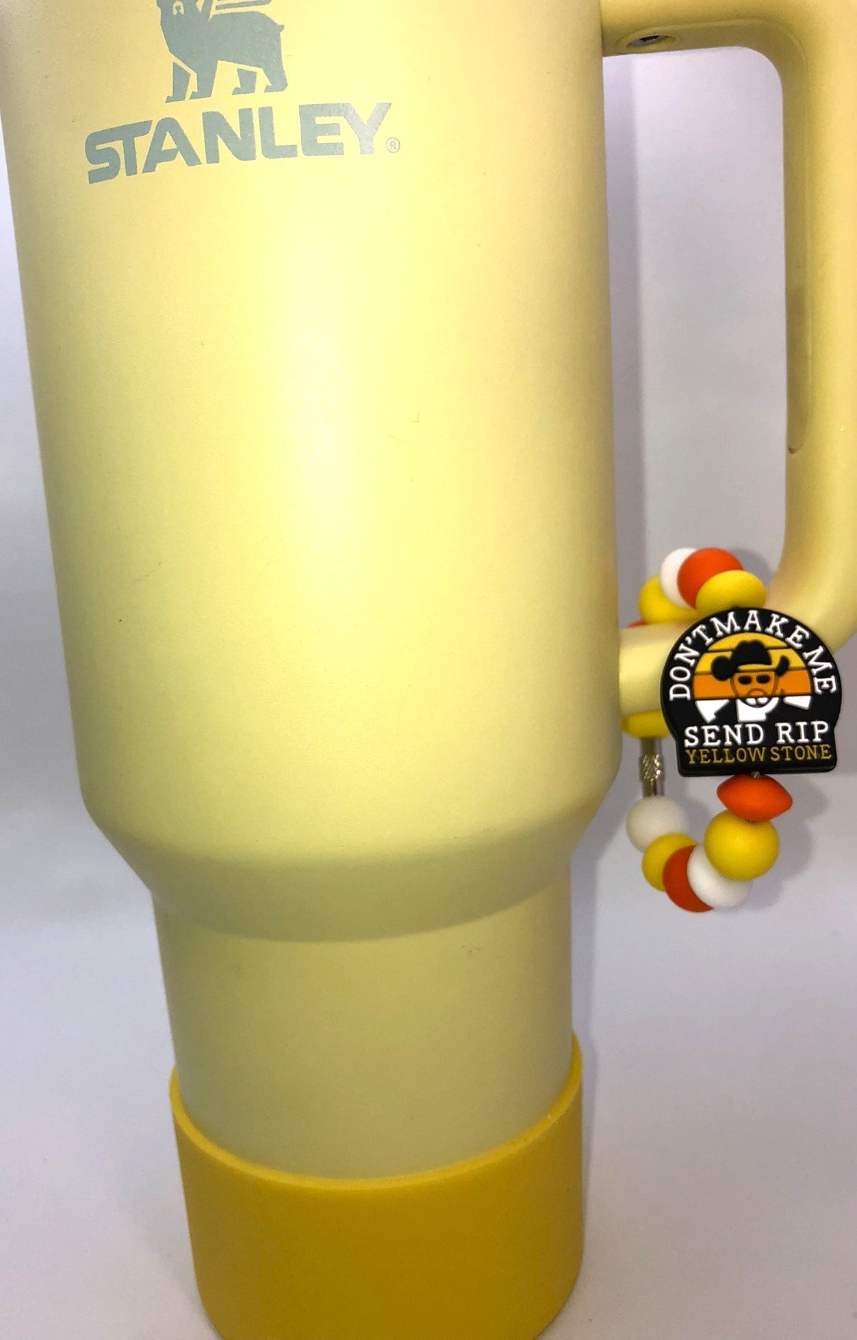 Don't Make Me Send Rip Western Stanley Tumbler Cup Handle Charm