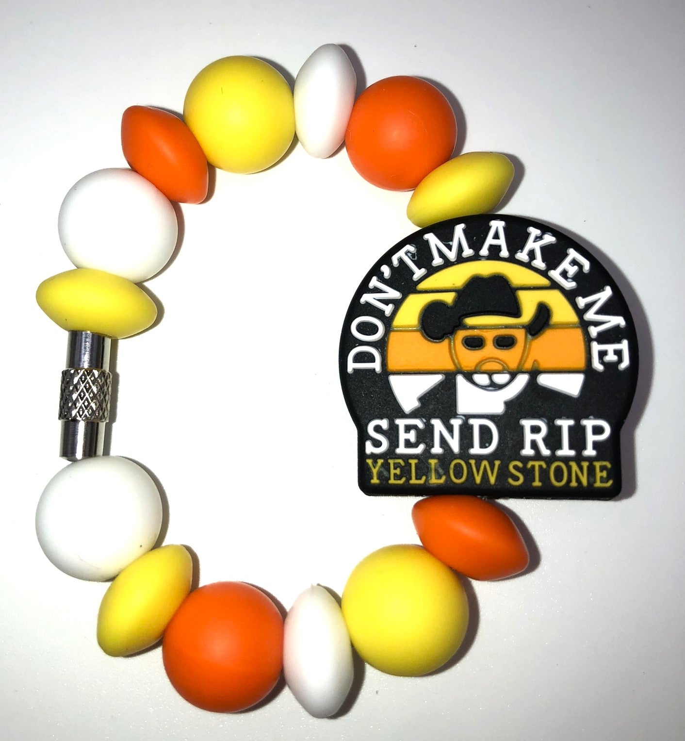 Don't Make Me Send Rip Western Stanley Tumbler Cup Handle Charm