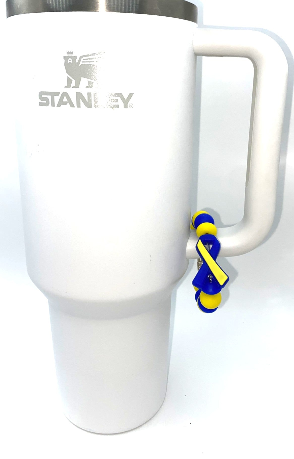 Down Syndrome Awareness Ribbon Stanley Tumbler Cup Handle Charm