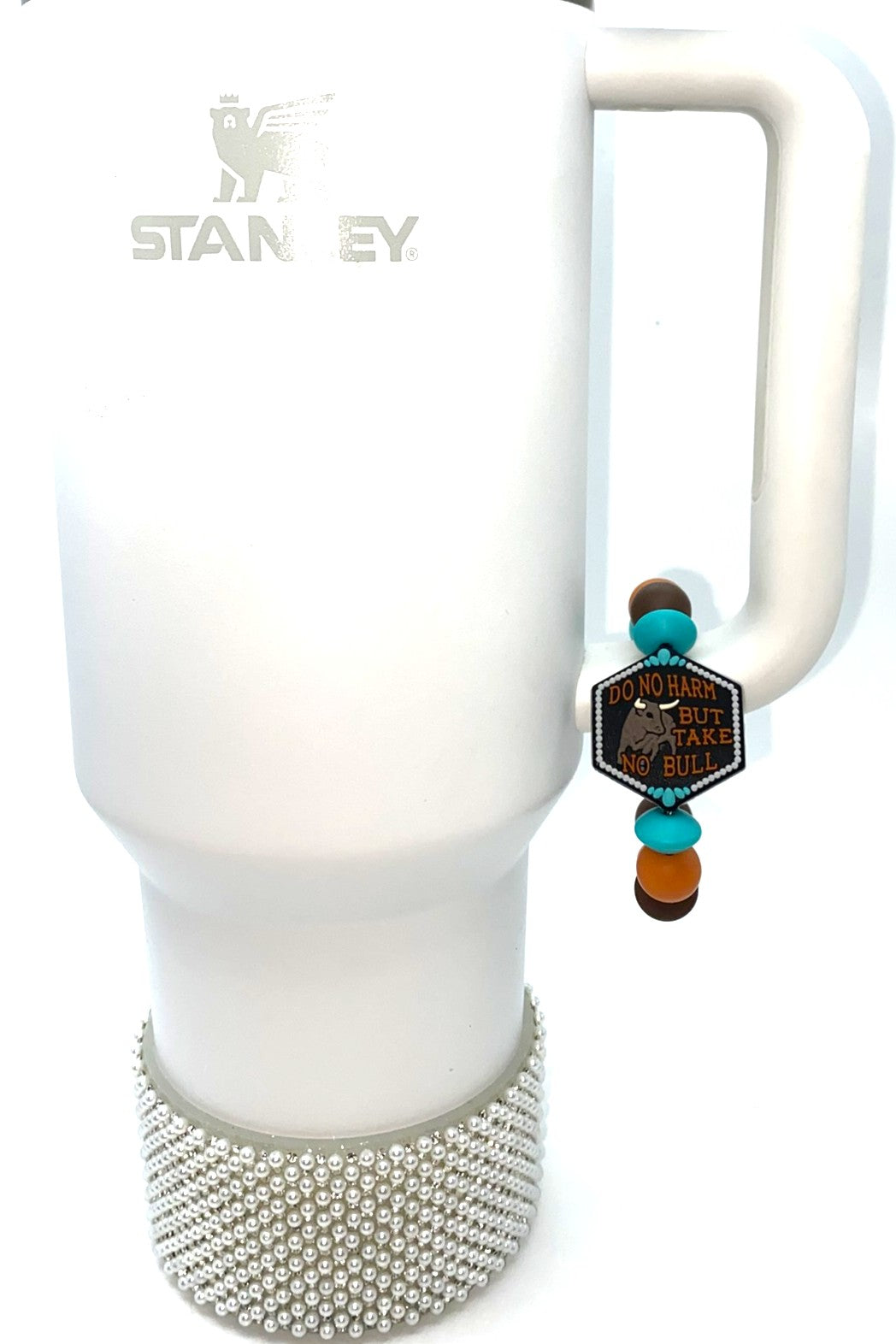 Do No Harm Take No Bull Stanley Tumbler Cup Handle Charm