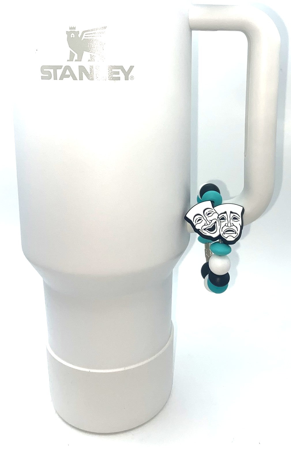 Comedy & Tragedy Masks Theater Drama Stanley Tumbler Cup Handle Charm