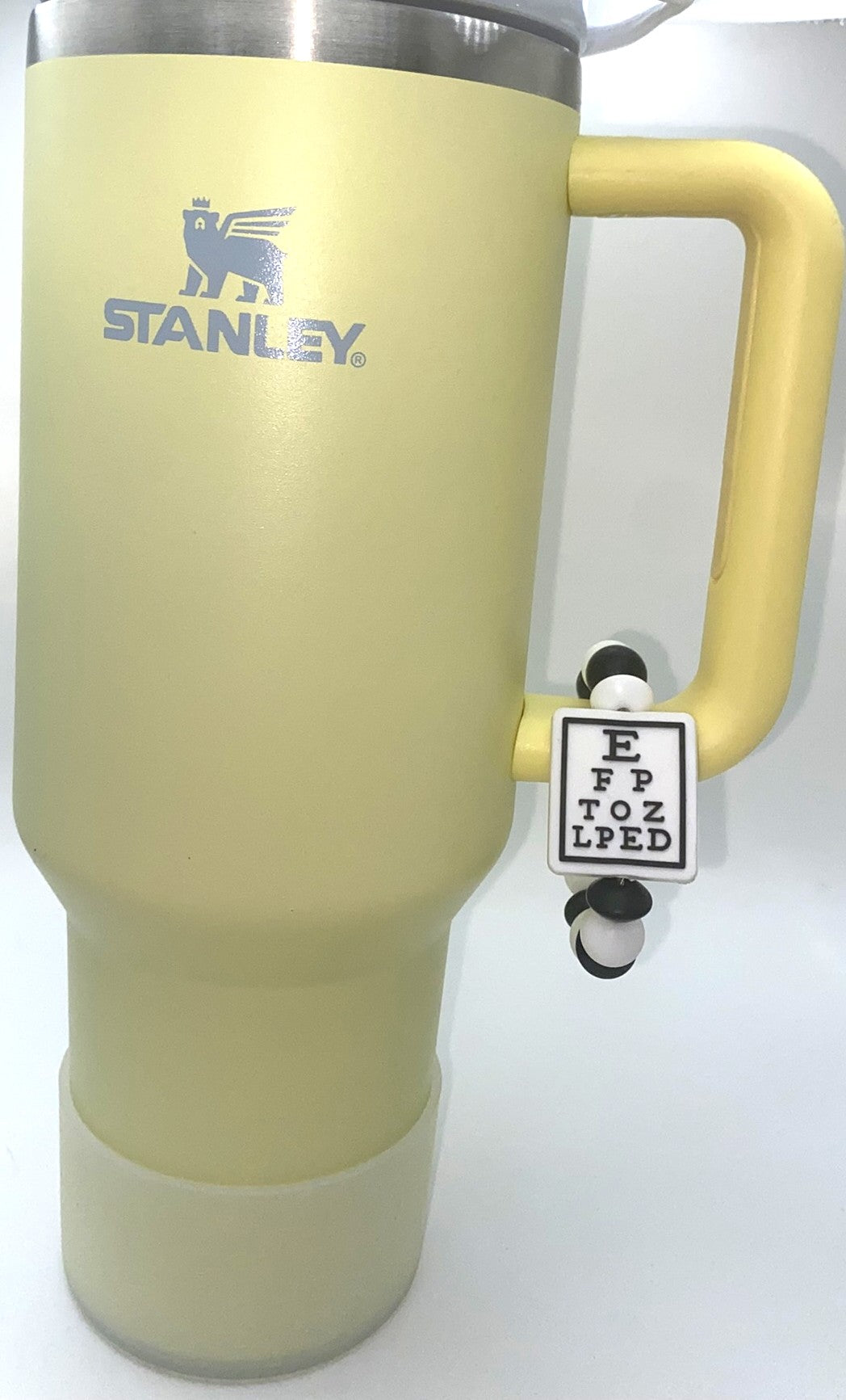 Eye Chart Optometrist Stanley Tumbler Cup Handle Charm