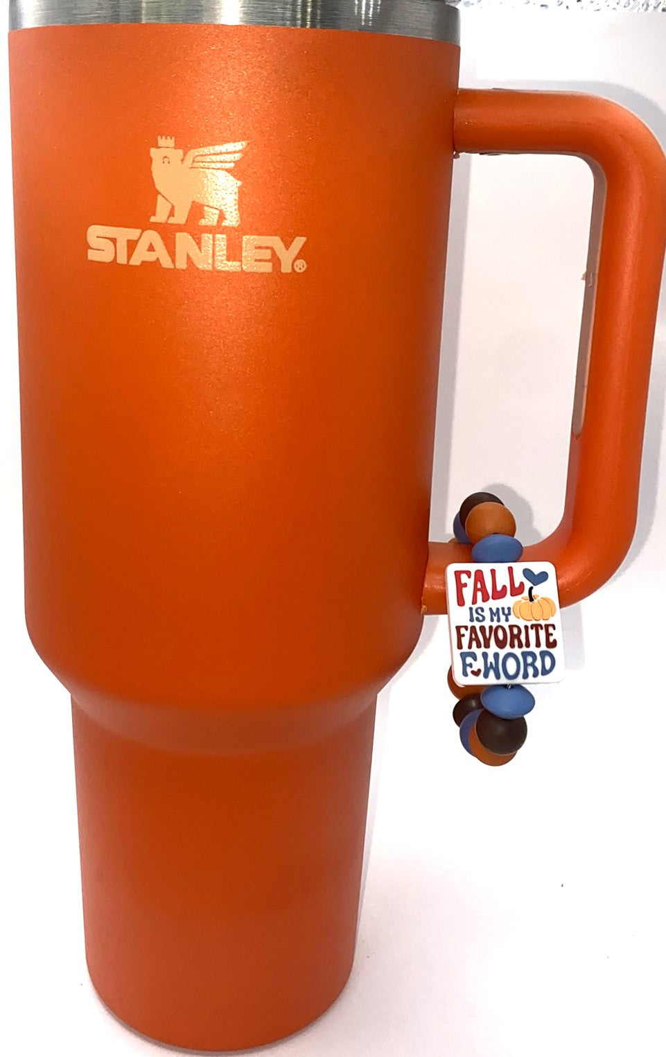 Fall Is My Favorite F Word Stanley Tumbler Cup Handle Charm