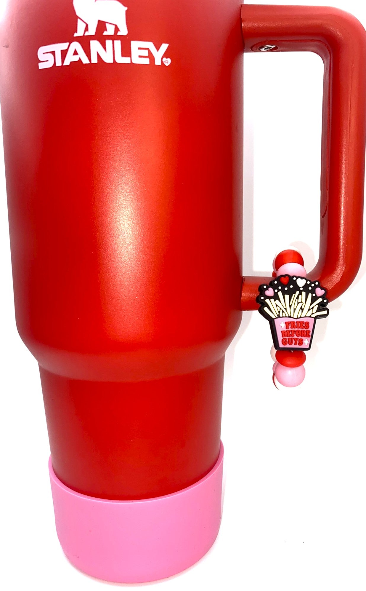 Fries Before Guys Funny Stanley Tumbler Cup Handle Charm