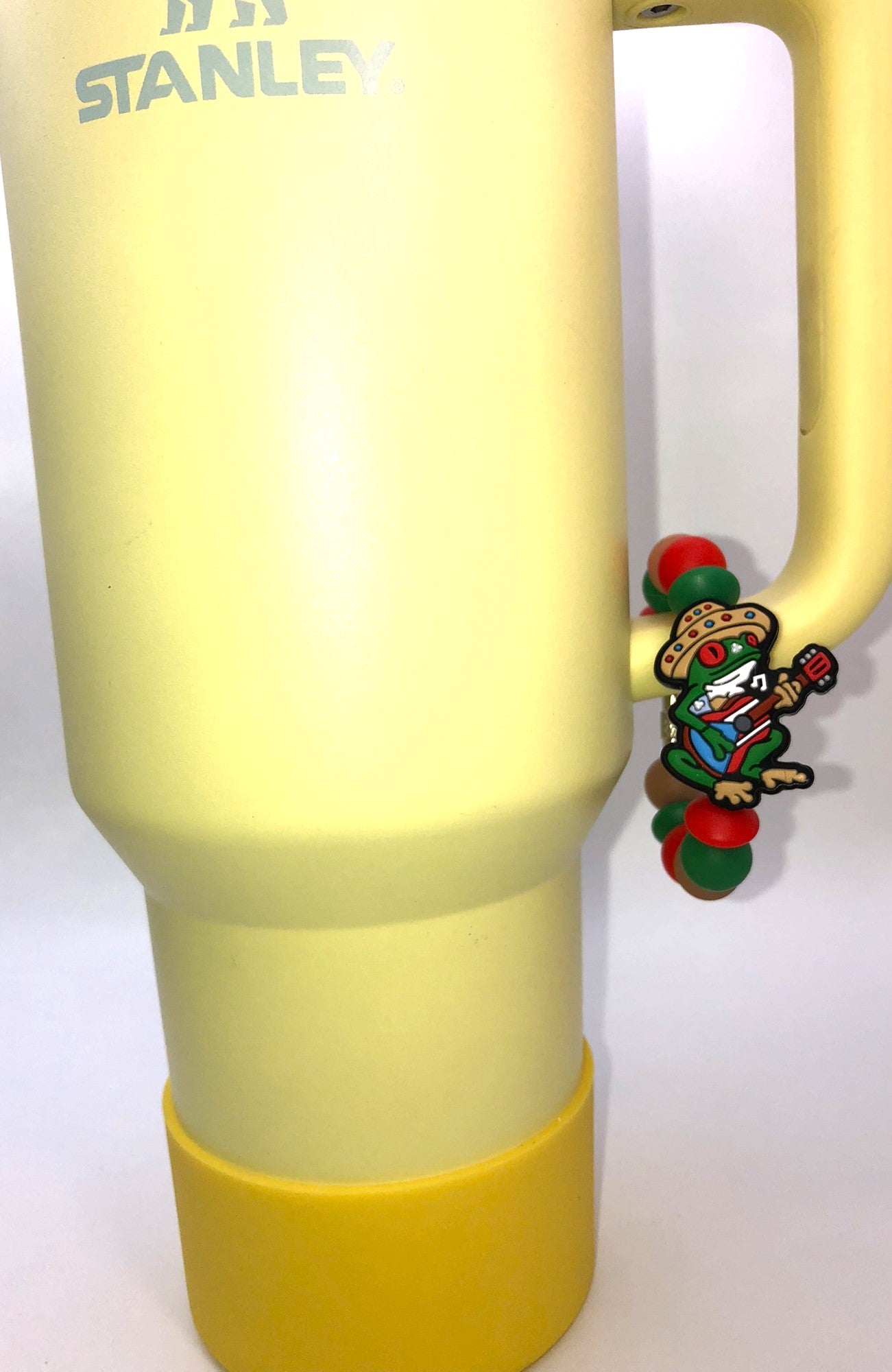 Frog Bandito w/Guitar Stanley Tumbler Cup Handle Charm