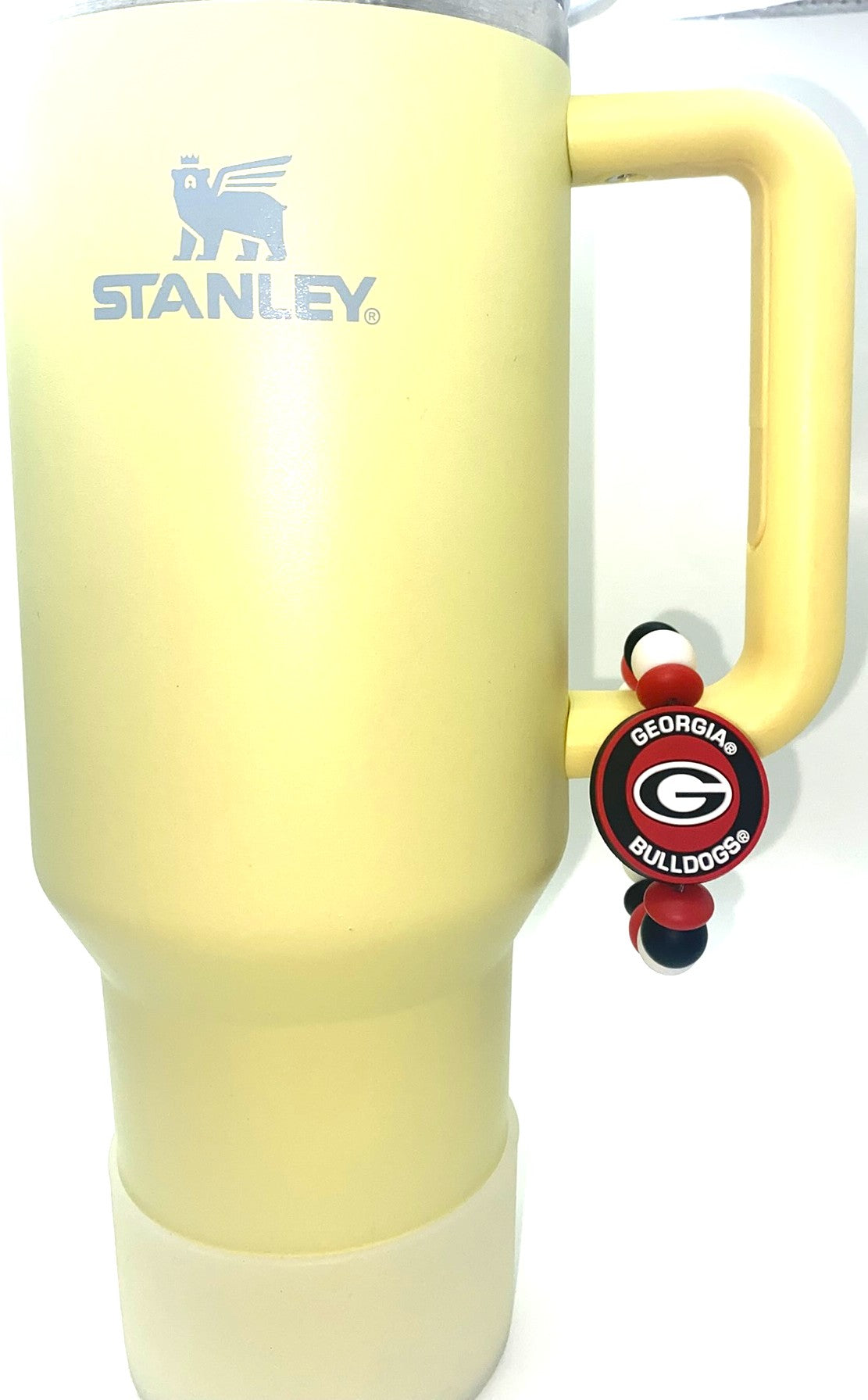 Georgia Bulldogs G Round College Football Stanley Tumbler Cup Handle Charm