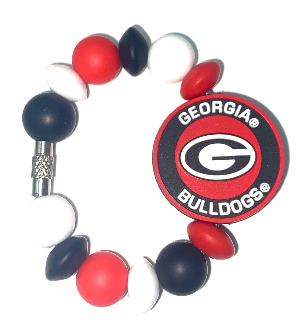 Georgia Bulldogs G Round College Football Stanley Tumbler Cup Handle Charm