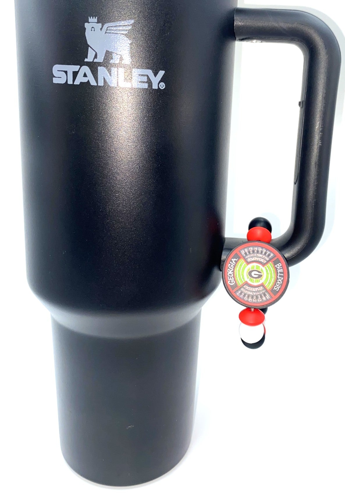 Georgia Bulldogs Stadium Round College Football Stanley Tumbler Cup Handle Charm