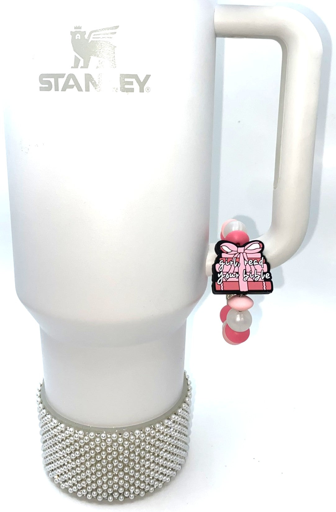 Girl Read Your Bible Stanley Tumbler Cup Handle Charm