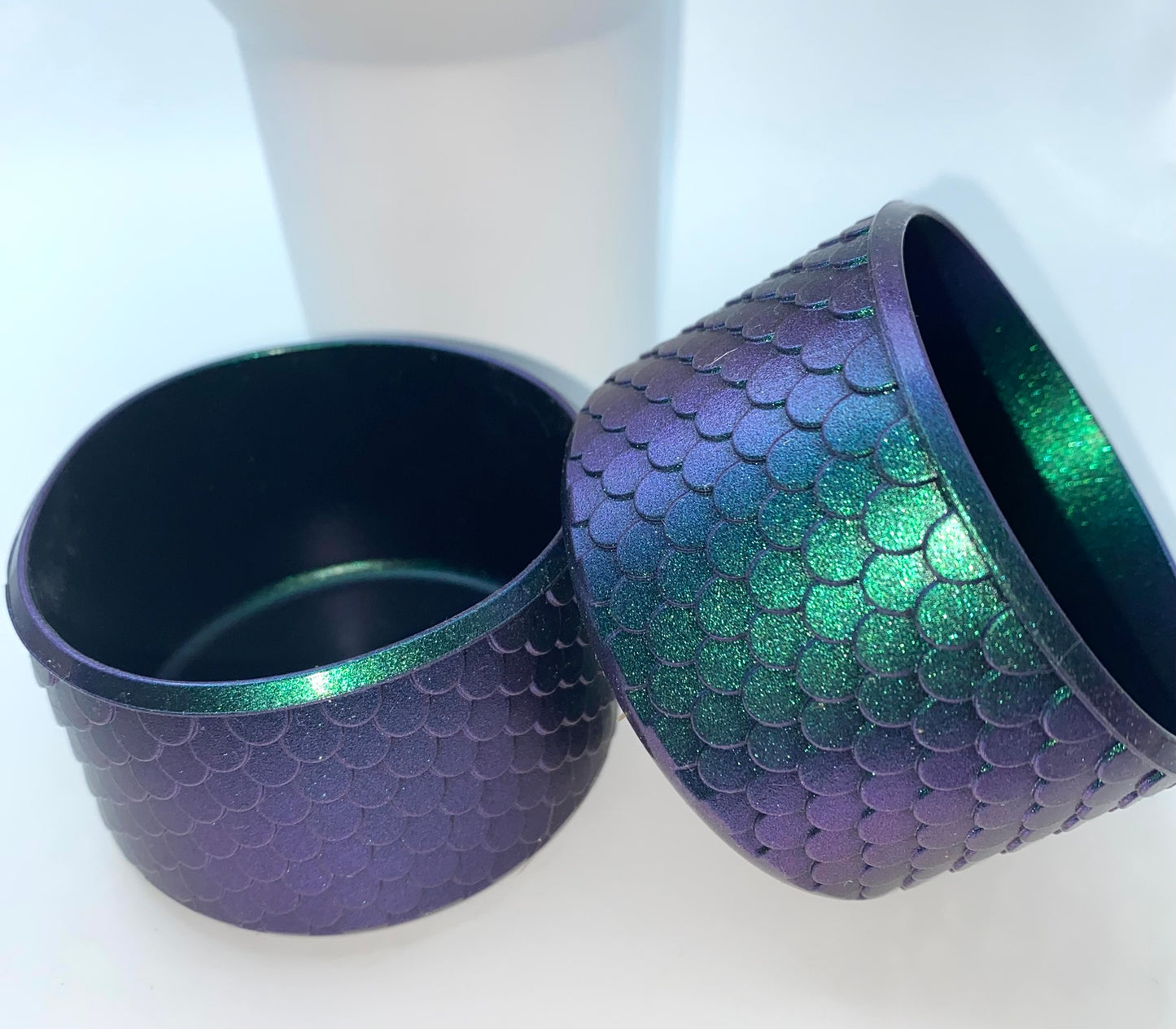 Green Mermaid Chameleon Stanley Tumbler Boot Sleeve #13