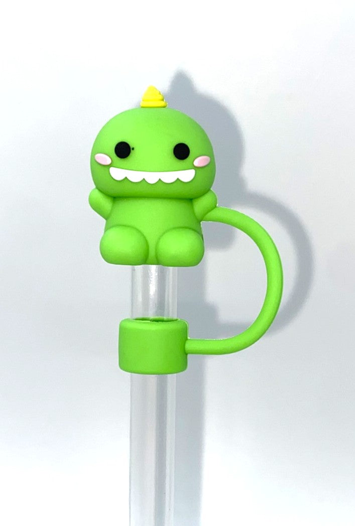 Green Monster 3D Straw Topper