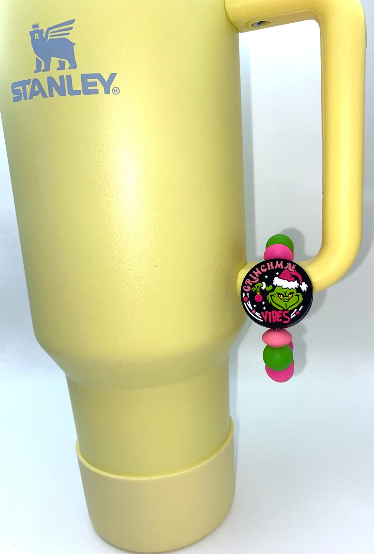 Grinchmas Vibes Stanley Tumbler Cup Handle Charm