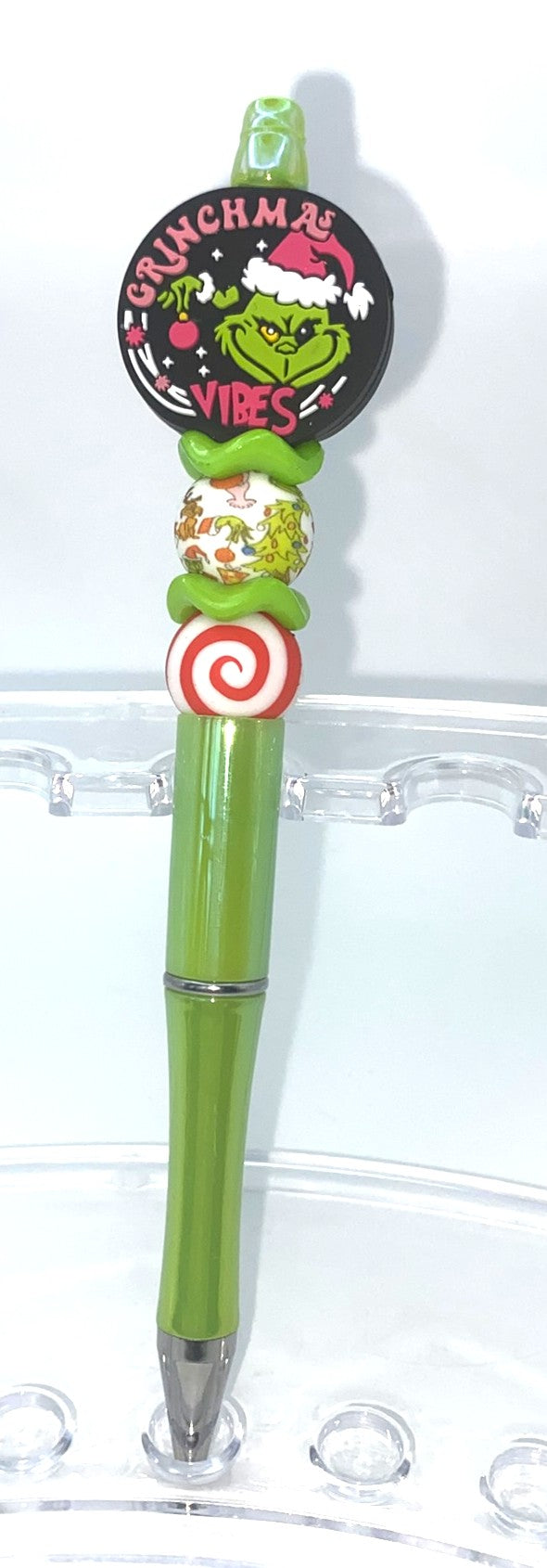 Grinchmas Vibes Beaded Pen