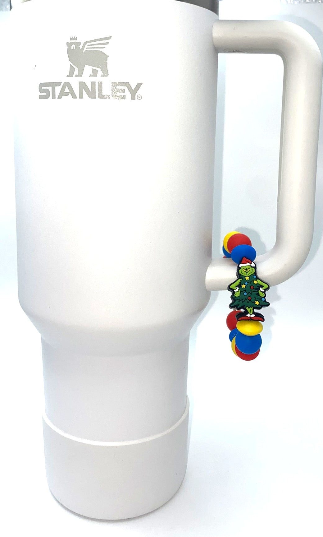 Christmas Tree Mean Green Guy Santa Stanley Tumbler Cup Handle Charm