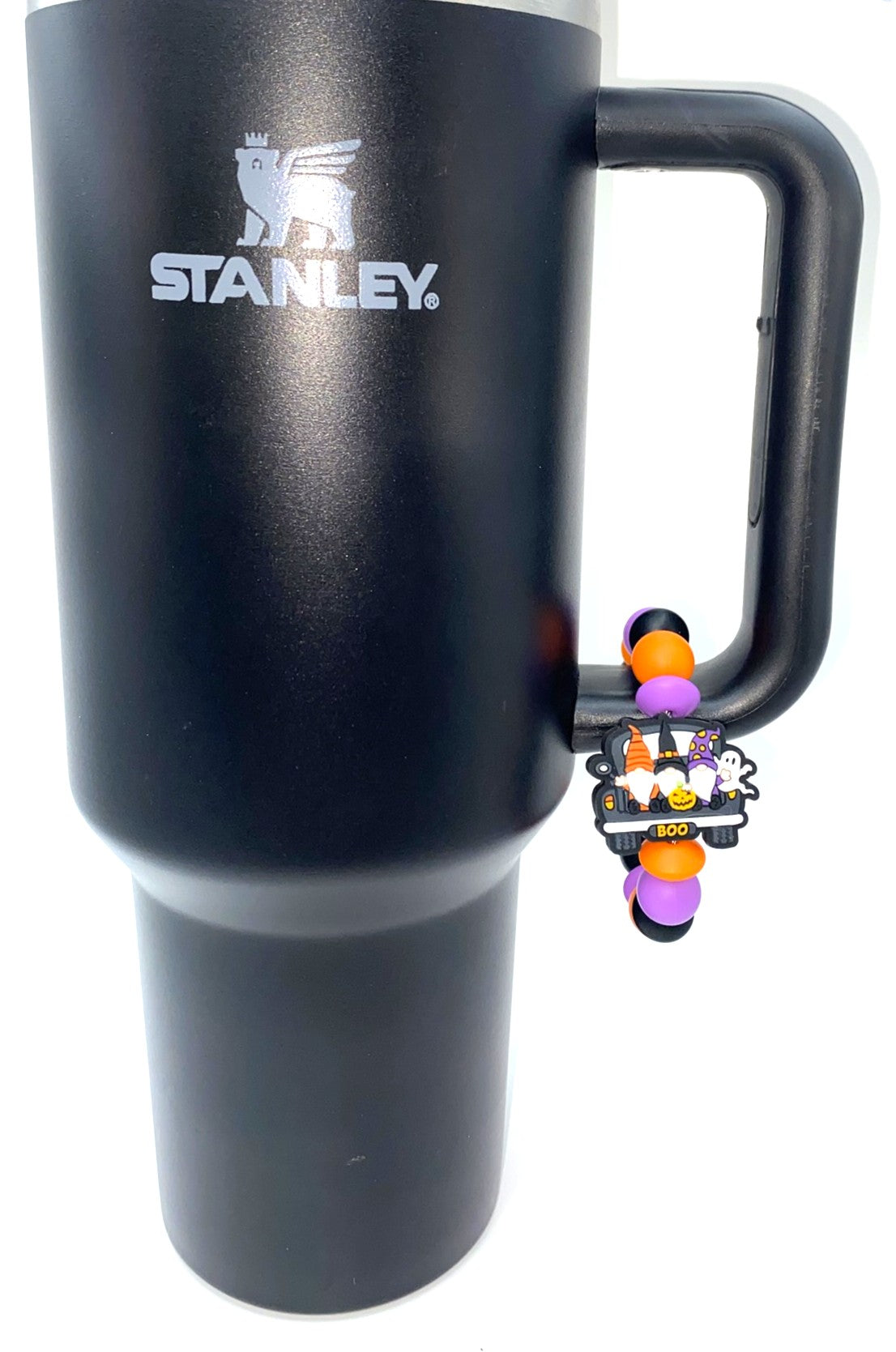 Halloween Gnomes Truck Stanley Tumbler Cup Handle Charm