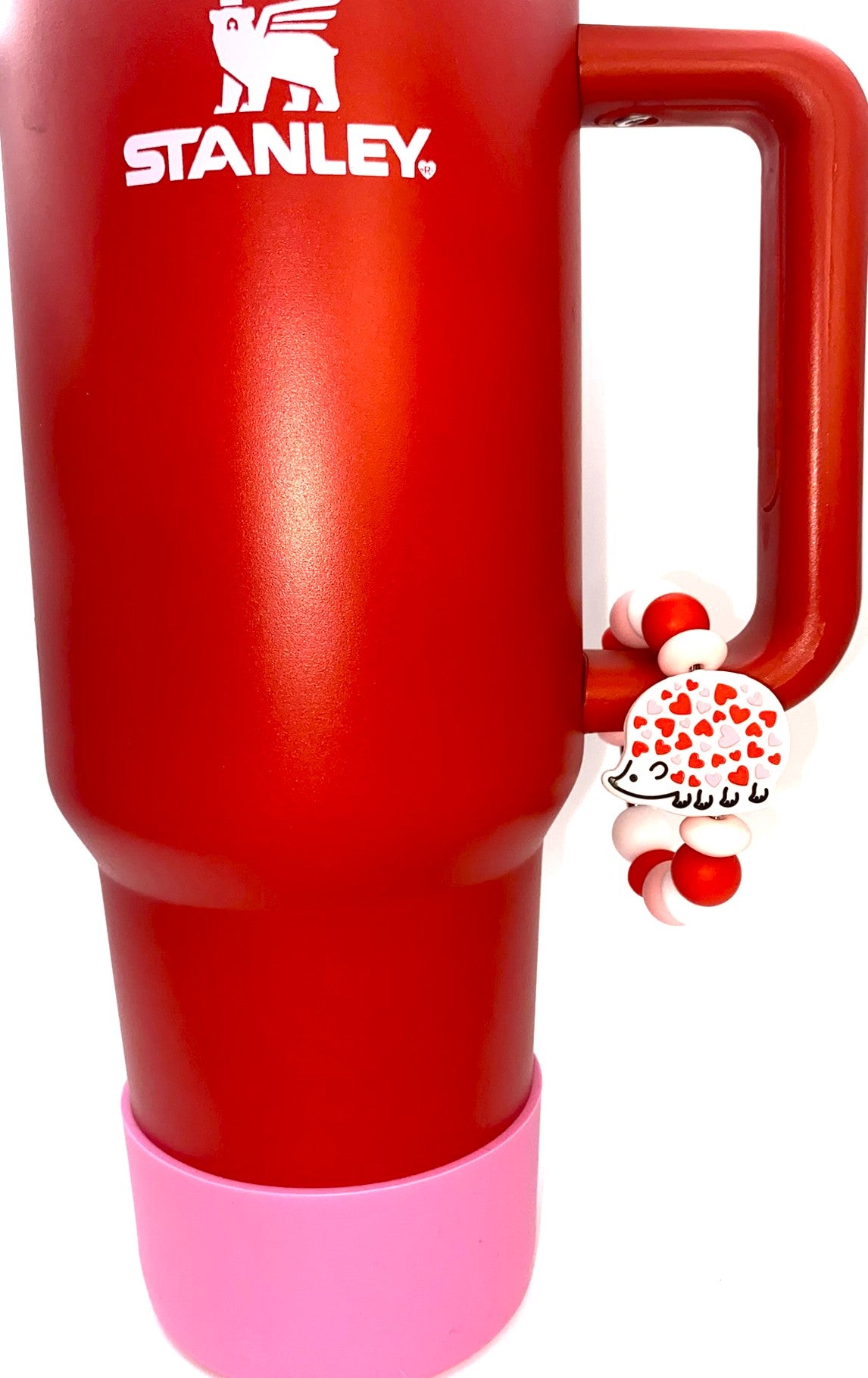 Hedgehog Hearts Stanley Tumbler Cup Handle Charm