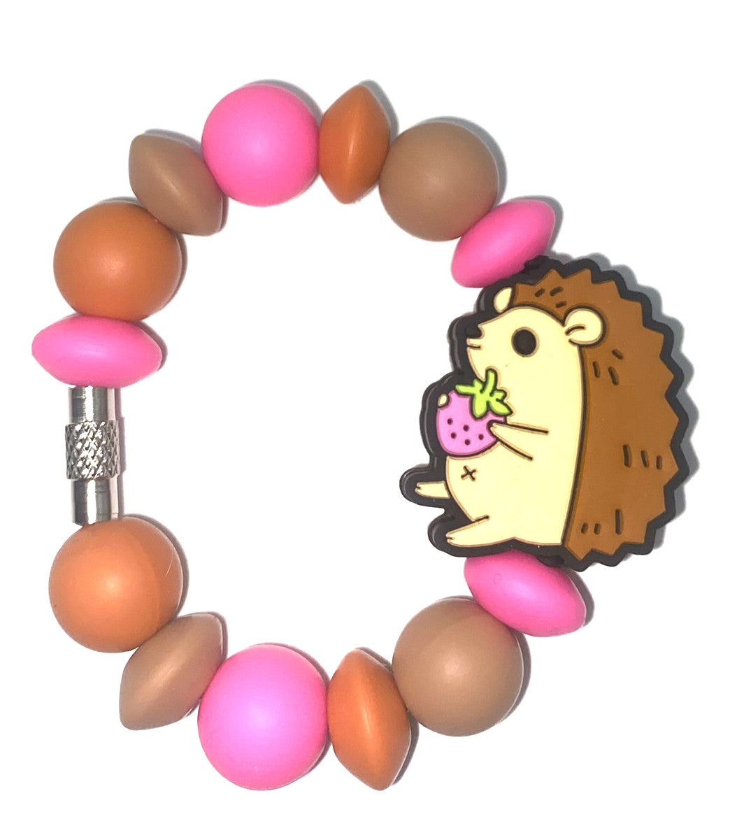 Strawberry Hedgehog Stanley Tumbler Cup Handle Charm