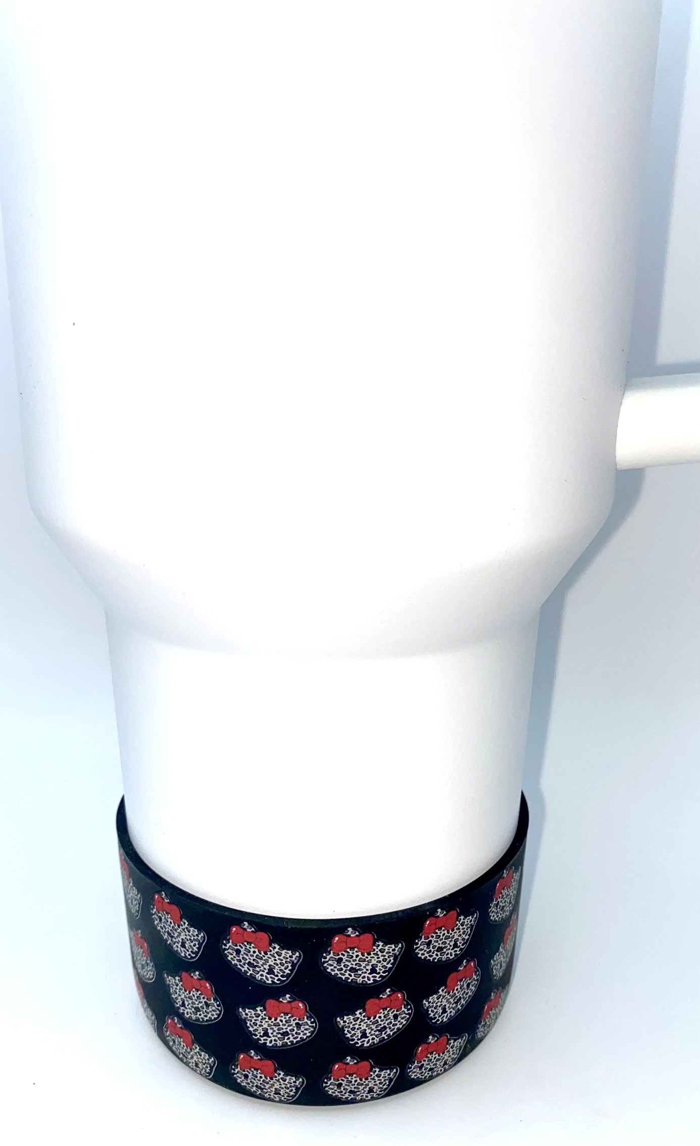 Cute HK Kitty Leopard Stanley Tumbler Boot Sleeve #70