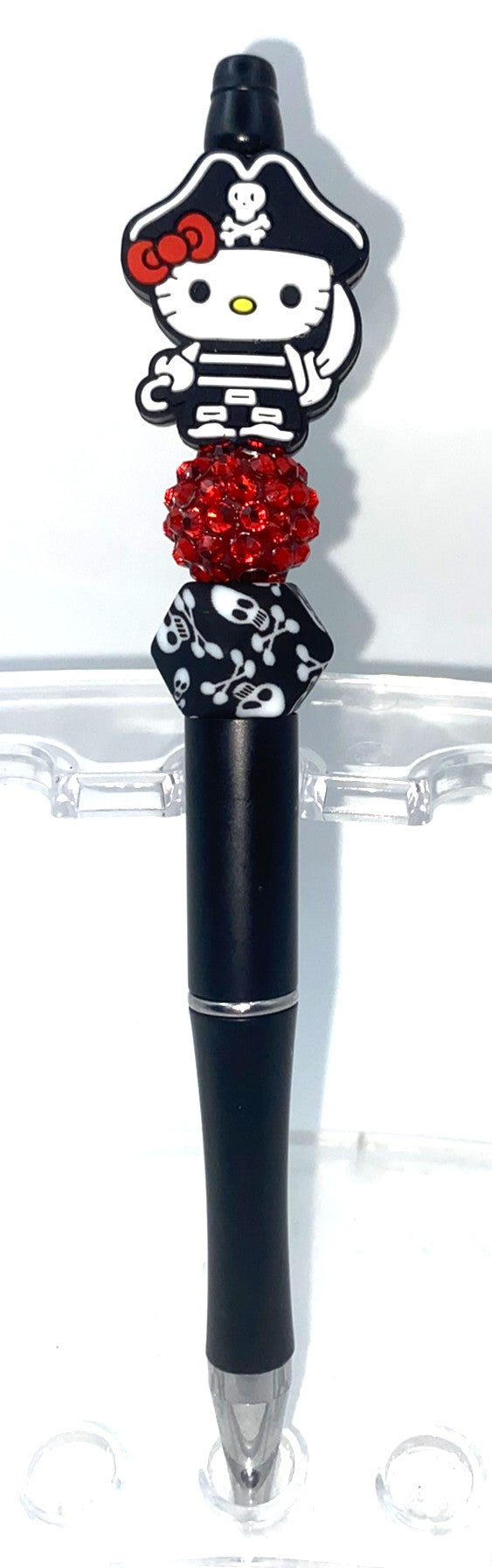 Pirate Cute Kitty Beaded Pen