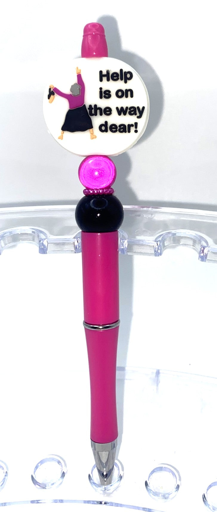 Help Is On The Way Dear Beaded Pen