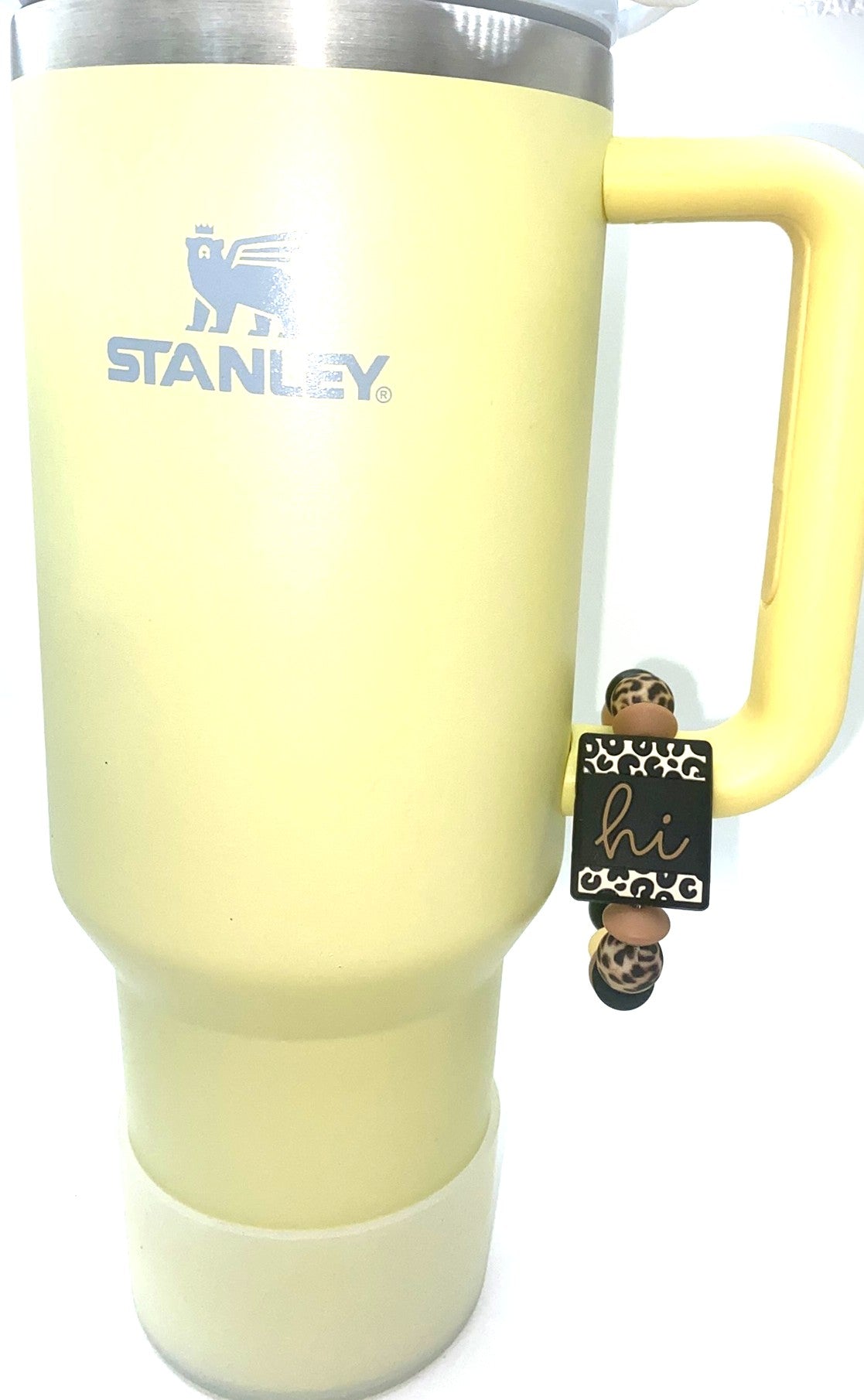 Hi Leopard Print Stanley Tumbler Cup Handle Charm