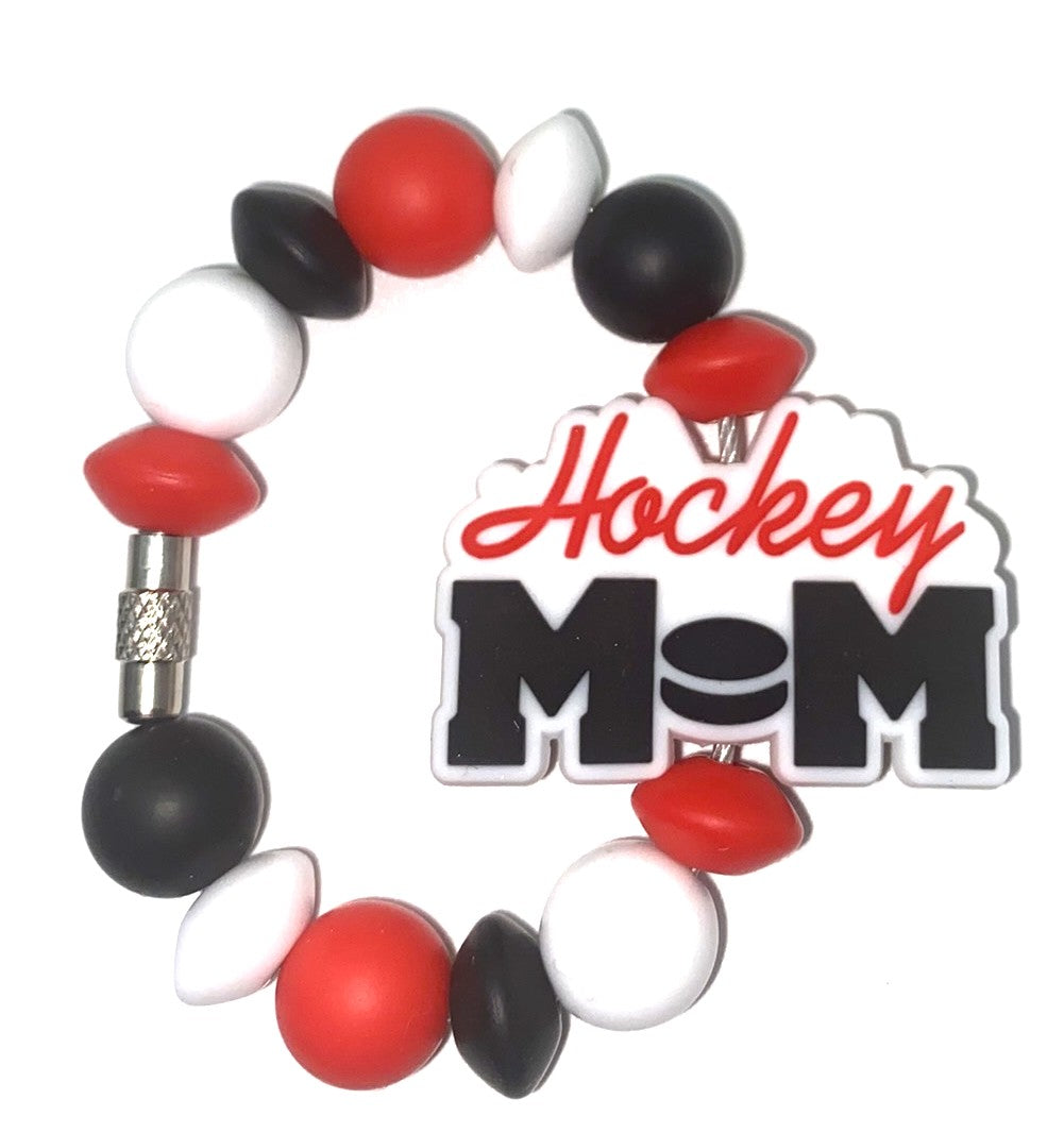 Hockey Mom Stanley Tumbler Cup Handle Charm