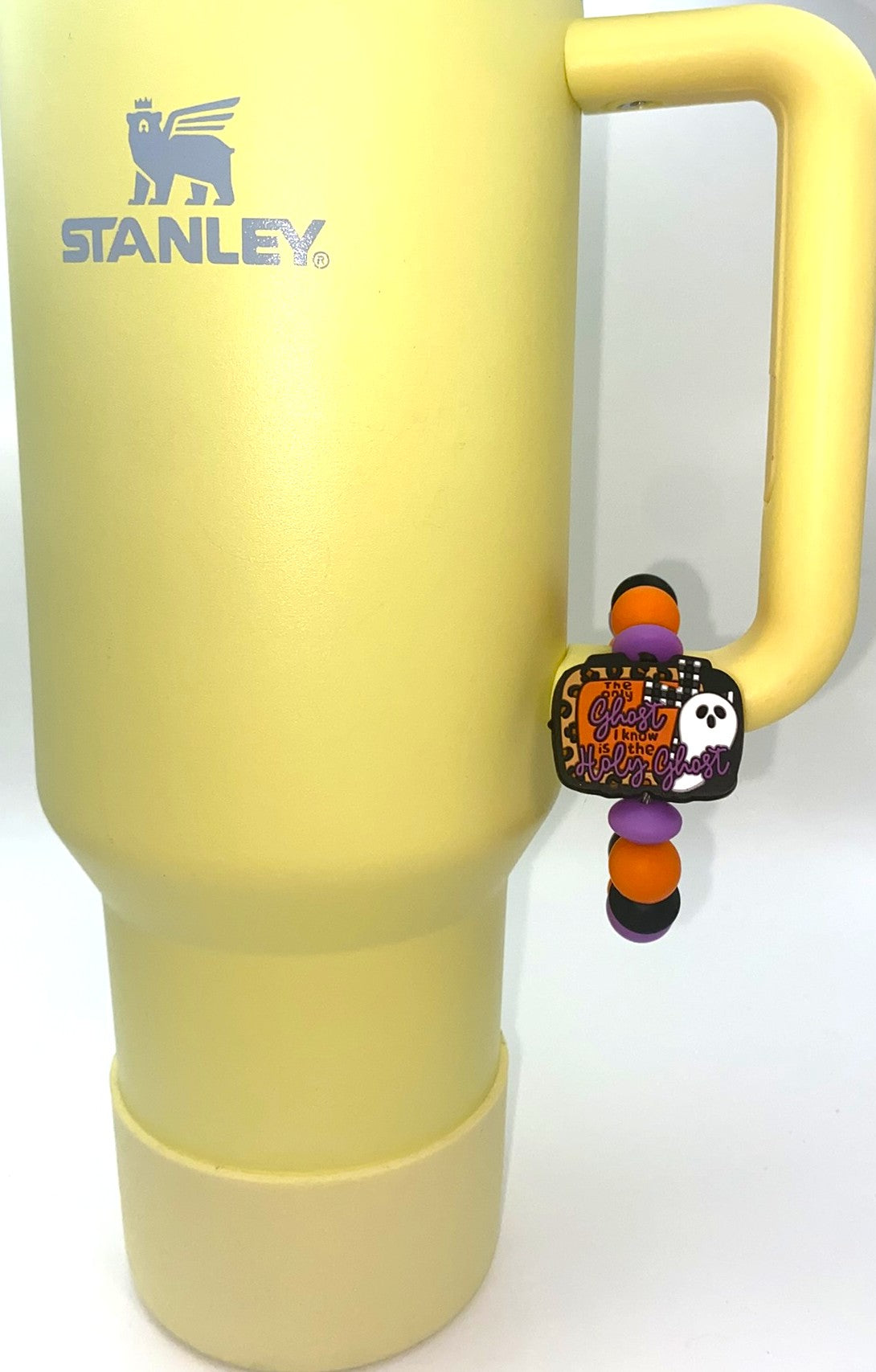 Only Ghost I Know Is The Holy Ghost Stanley Tumbler Cup Handle Charm