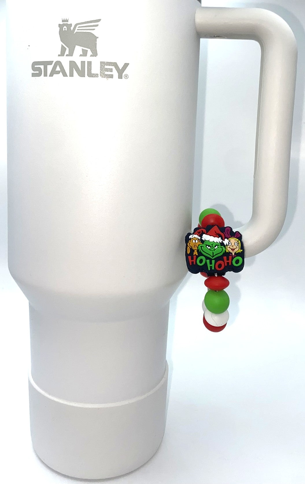 HO HO HO Mean Green Guy Santa Cindy & Max Shaped Christmas Stanley Tumbler Cup Handle Charm (Copy)