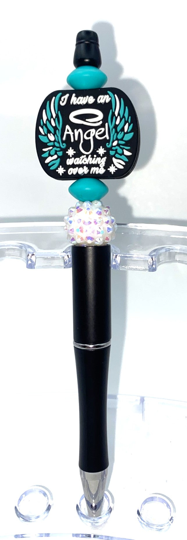I Have An Angel Watching Over Me Beaded Pen