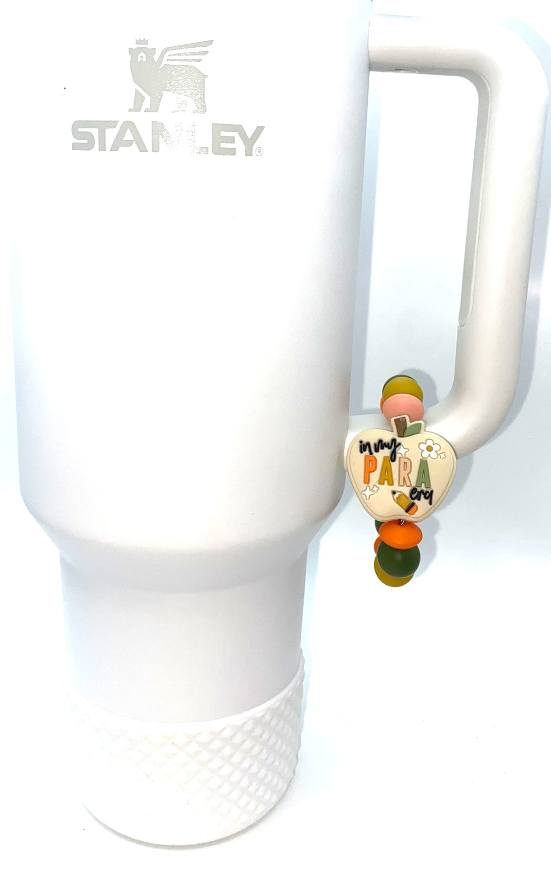 In My Para Era Apple Stanley Tumbler Cup Handle Charm