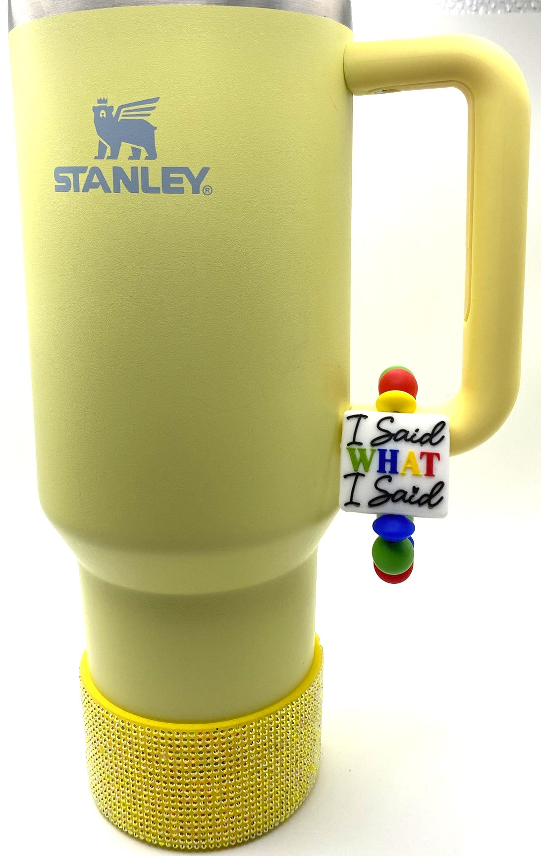 I Said What I Said Funny Stanley Tumbler Cup Handle Charm
