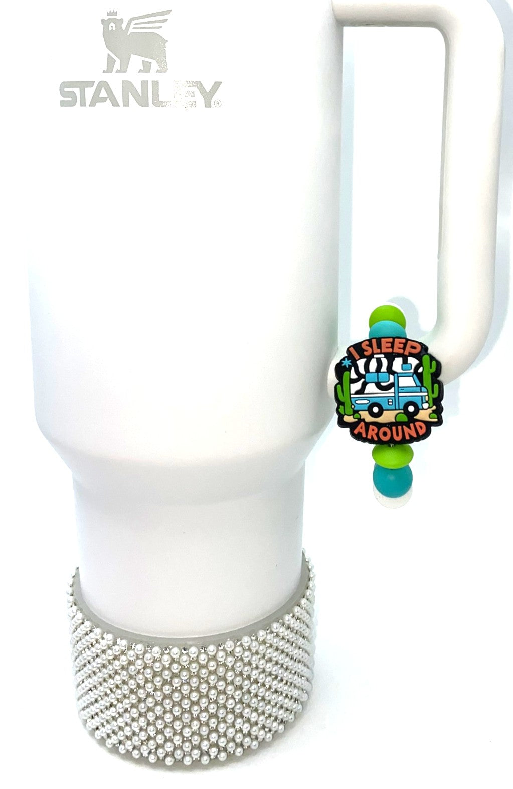 I Sleep Around Camper funny Stanley Tumbler Cup Handle Charm