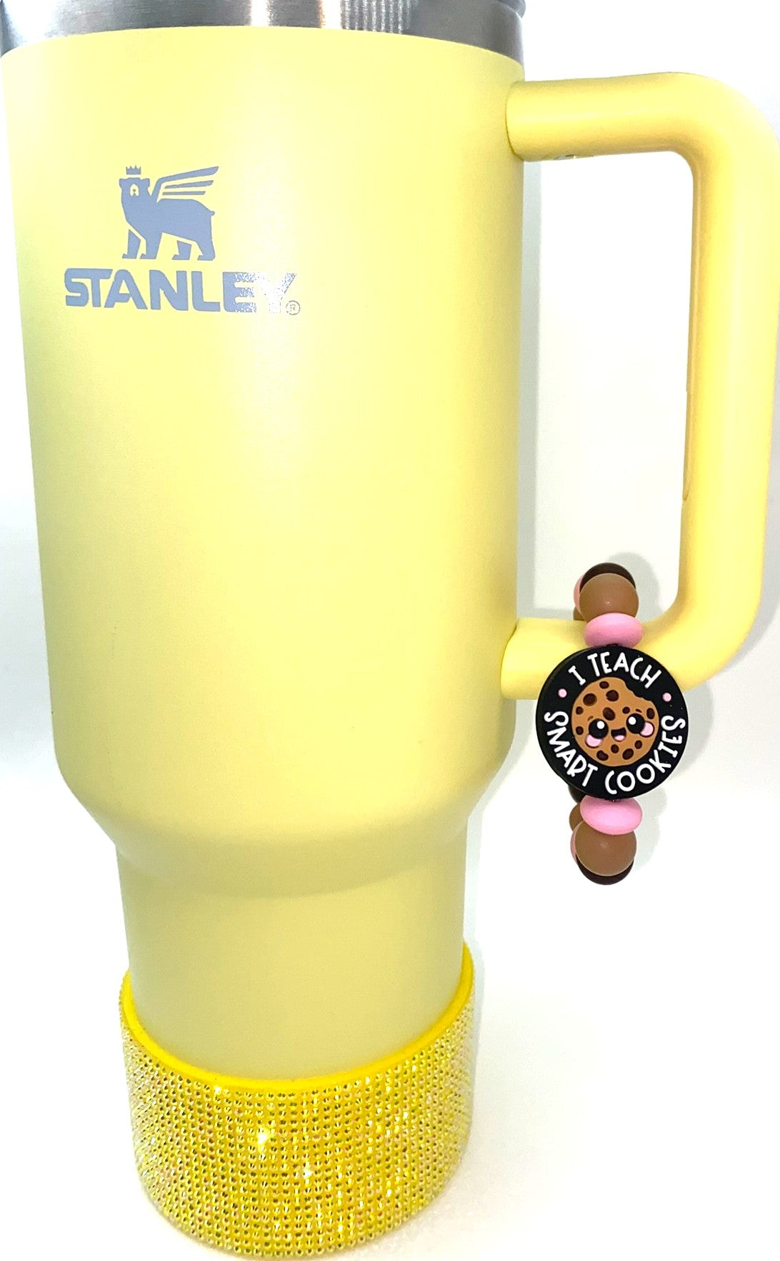 I Teach Smart Cookies Teacher School Stanley Tumbler Cup Handle Charm