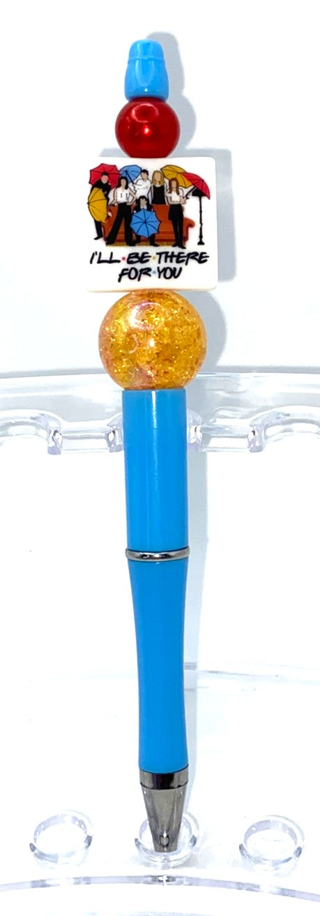 Friendly I'll Be There For You Umbrellas Beaded Pen