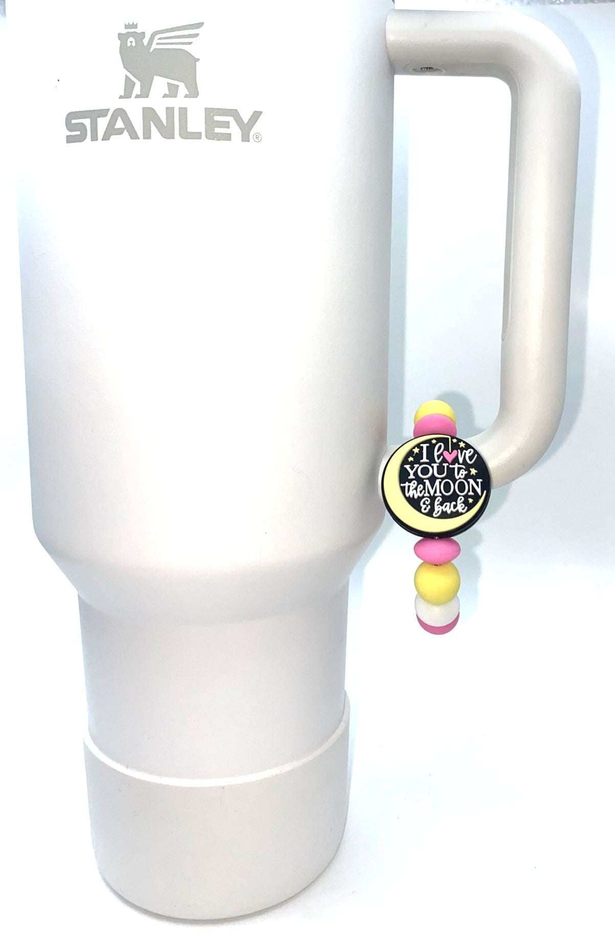 I Love You To The Moon And Back Stanley Tumbler Cup Handle Charm