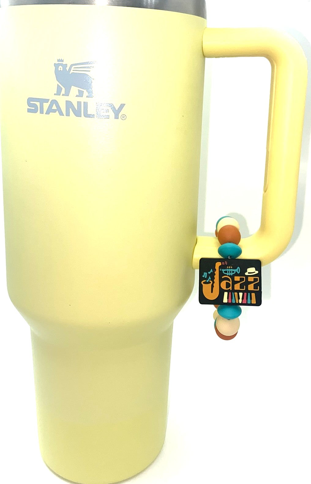 Jazz Music Saxophone Trumpet Piano Stanley Tumbler Cup Handle Charm