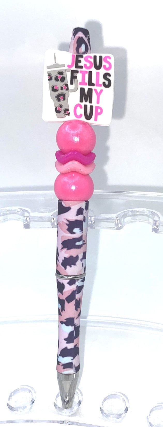 Jesus Fills My Cup Beaded Pen