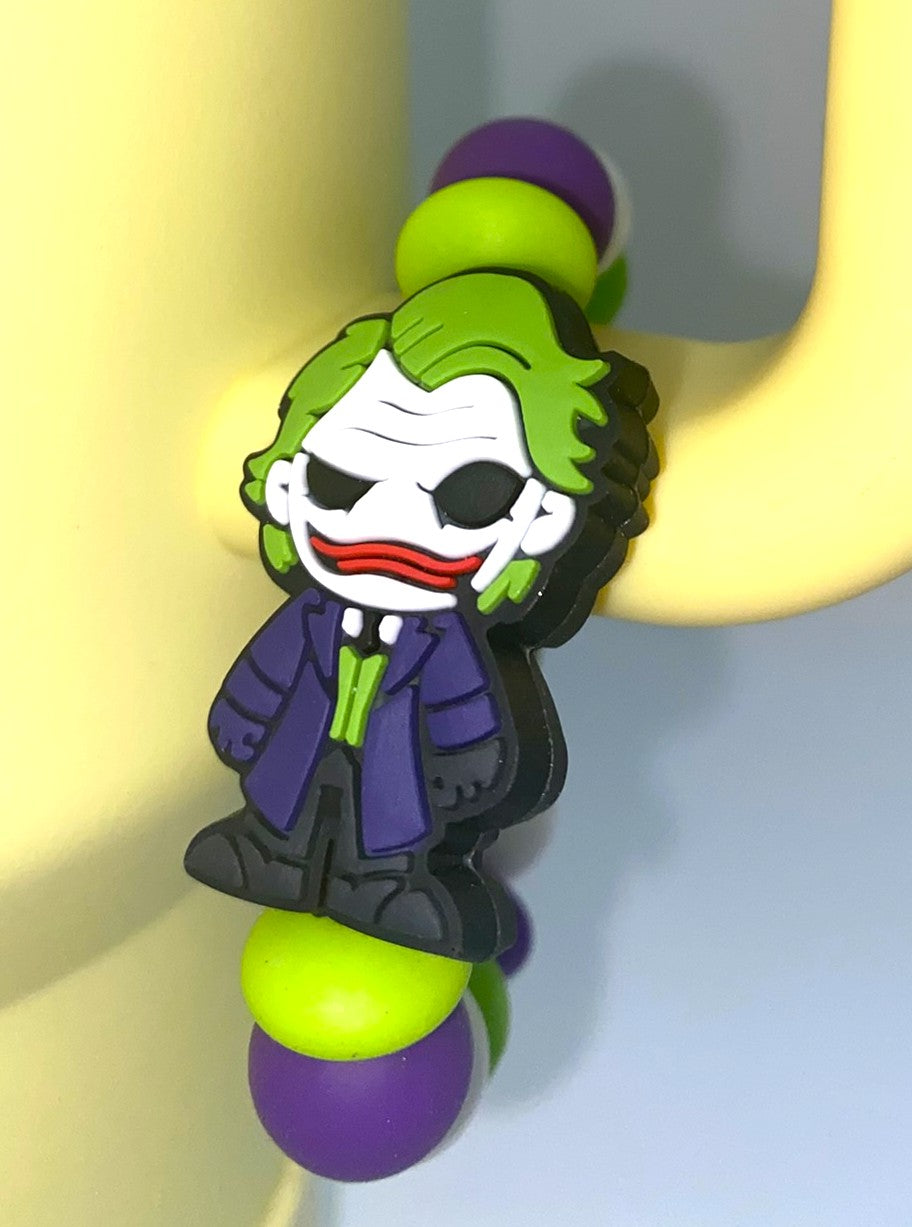 Joker Villain Horror Stanley Tumbler Cup Handle Charm