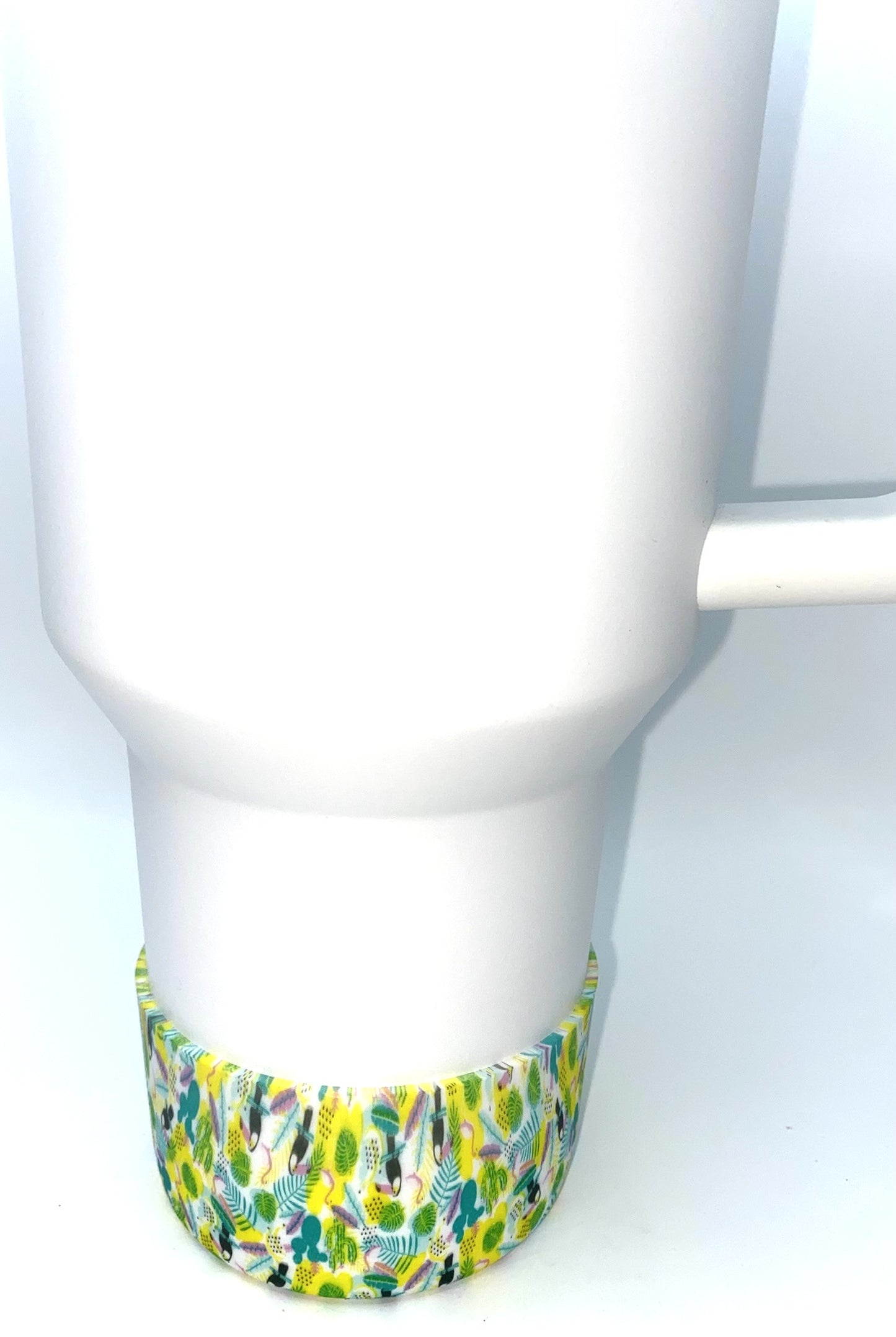 Jungle Plants Toucan Cactus Monstera Ferns Stanley Tumbler Boot Sleeve #87