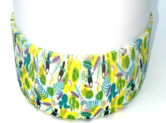 Jungle Plants Toucan Cactus Monstera Ferns Stanley Tumbler Boot Sleeve #87