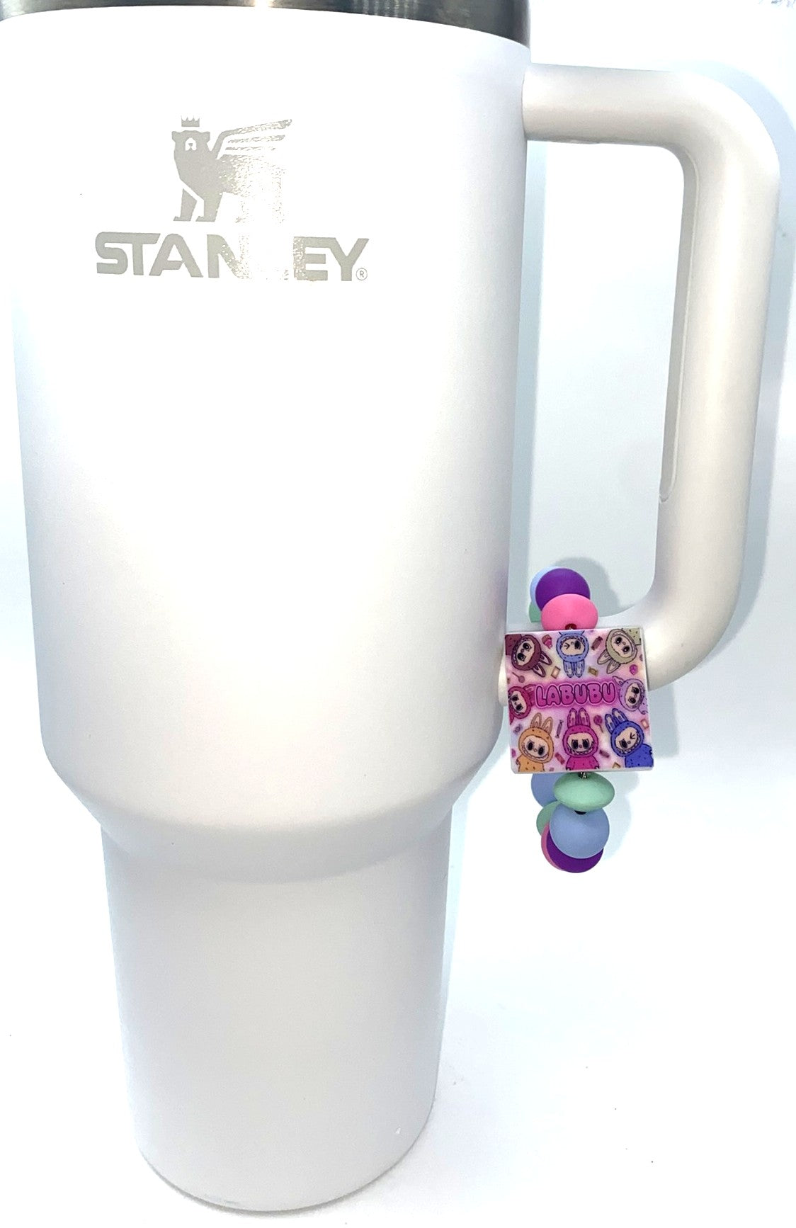 Elvish Furry Forest Monsters Bubu Printed Square Stanley Tumbler Cup Handle Charm