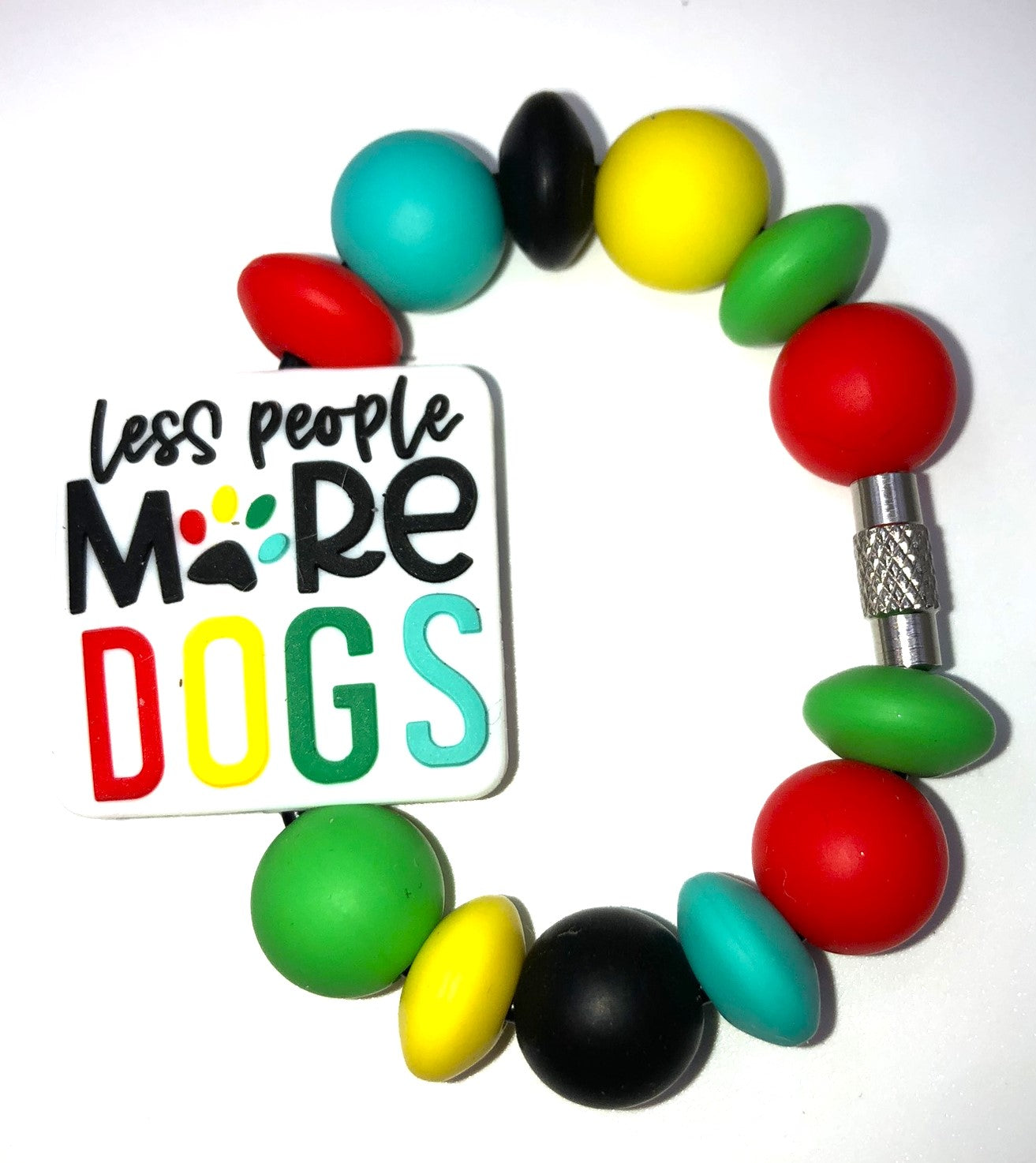 Less People More Dogs Stanley Tumbler Cup Handle Charm