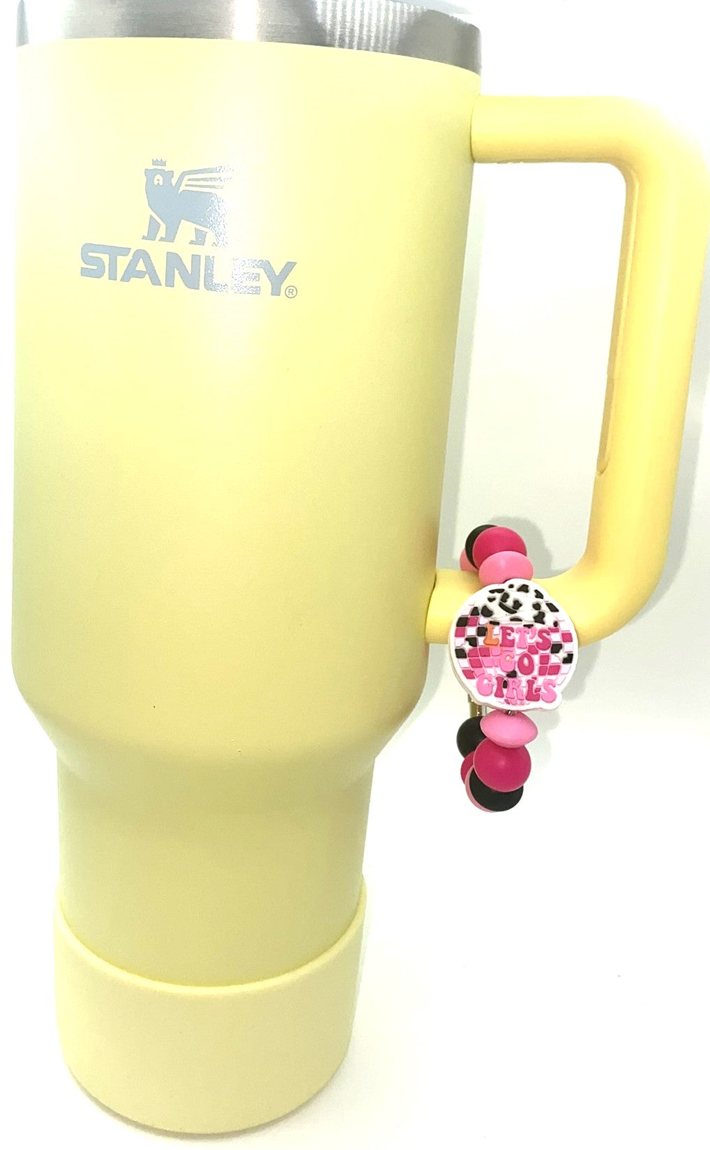 Let's Go Girls Cowboy Hat Disco Ball Stanley Tumbler Cup Handle Charm