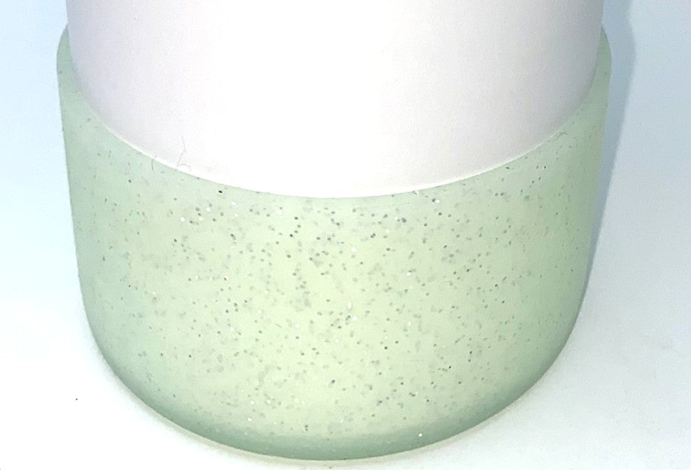 Glitter Light Green Translucent Stanley Tumbler Boot Sleeve #39