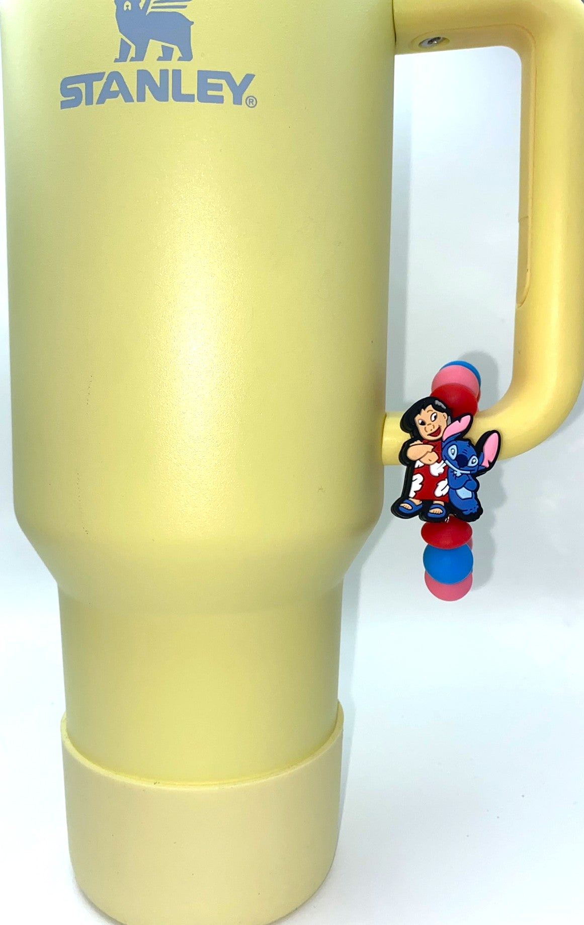 Blue Alien & Hawaiian Friend Friend Stanley Tumbler Cup Handle Charm