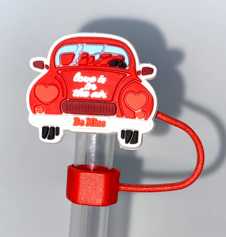 Love Mobile Straw Topper